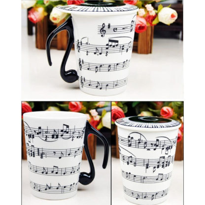 Musician Coffee Mug Musical Notes Design